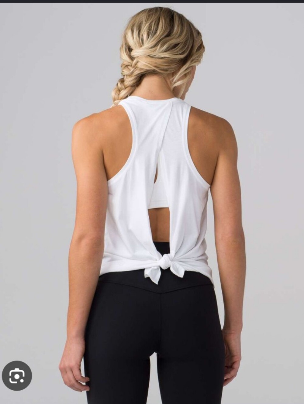 Lululemon All Tied Up Open Back Racer Tank, S